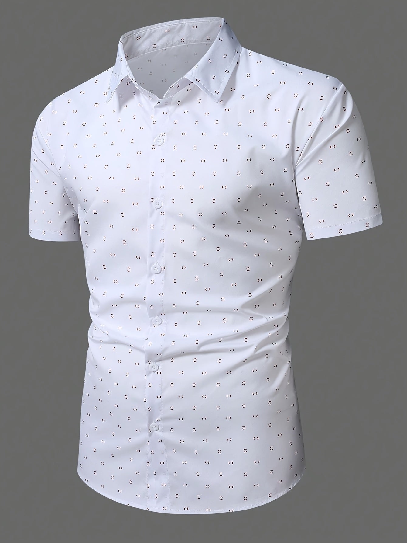MAISON VALÉRIE | Chemise à imprimé tropical pour hommes