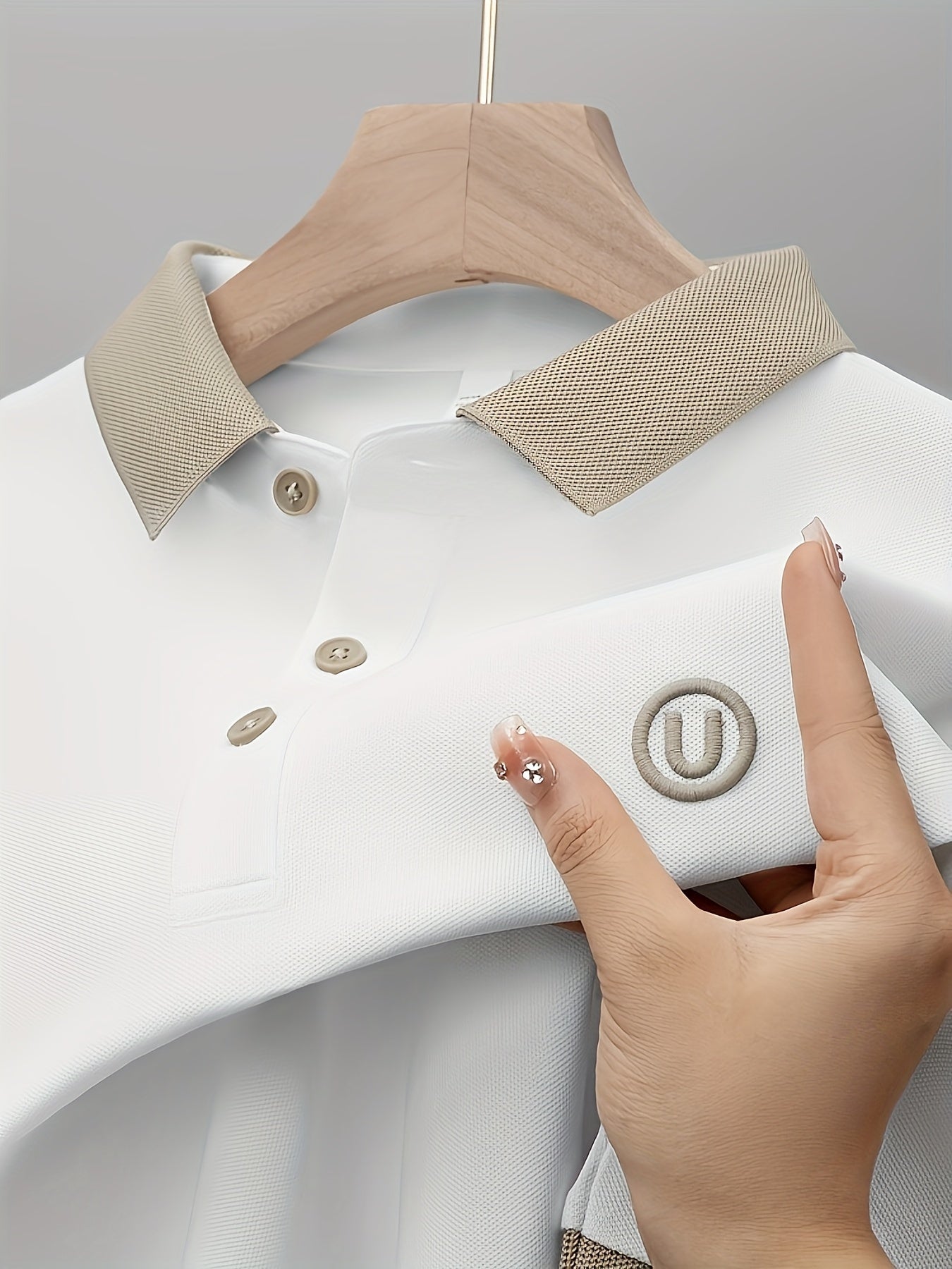 MAISON VALÉRIE | Polo brodé moderne pour homme