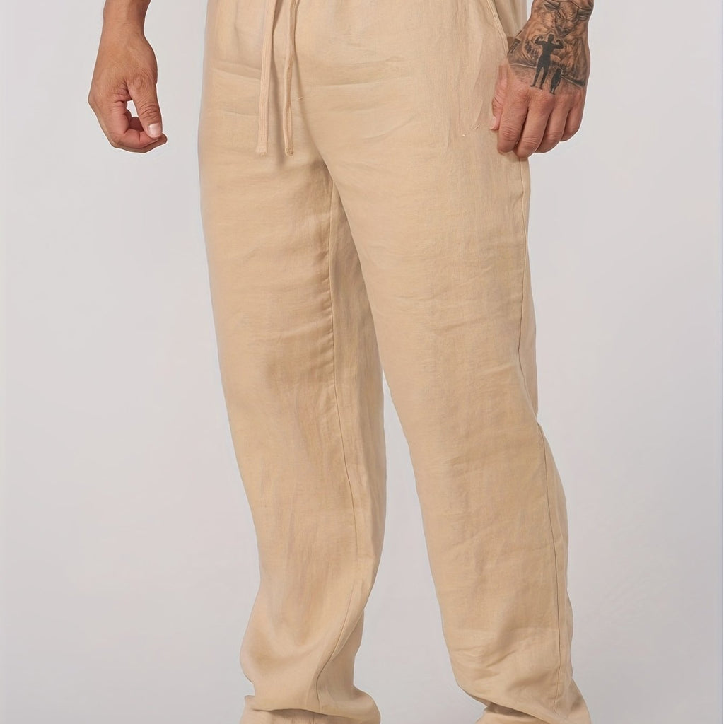MAISON VALÉRIE | Pantalon à cordon de serrage pour hommes