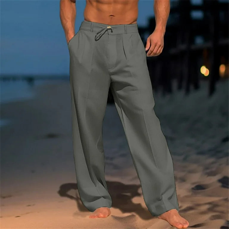MAISON VALÉRIE | Pantalons en lin coastal pour hommes