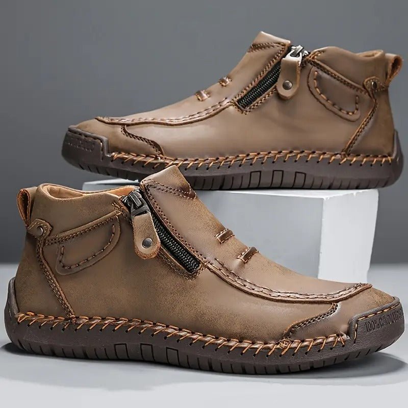 MAISON VALÉRIE | Chaussures à zip pour hommes