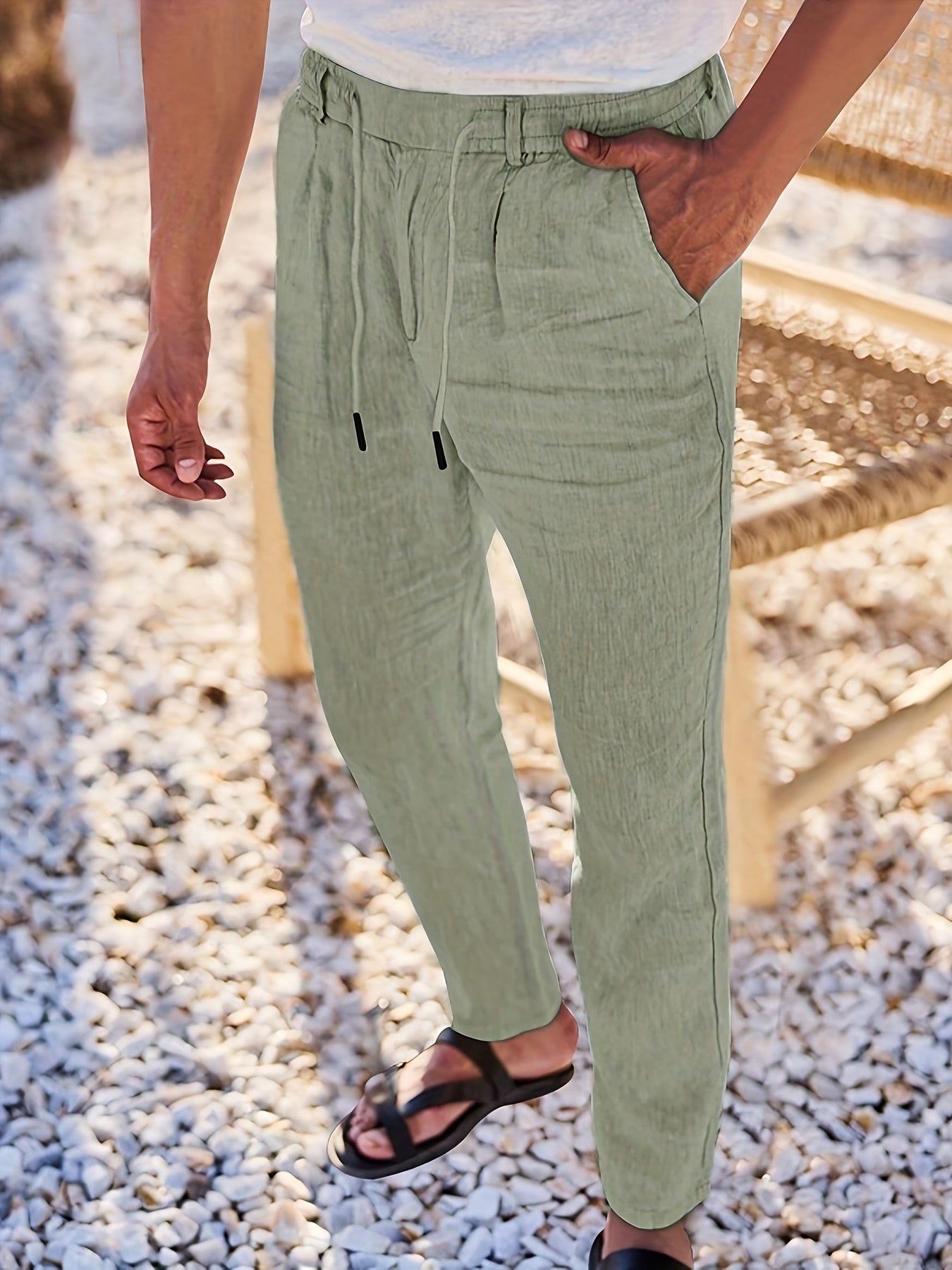 MAISON VALÉRIE | Pantalon à jambe droite pour hommes
