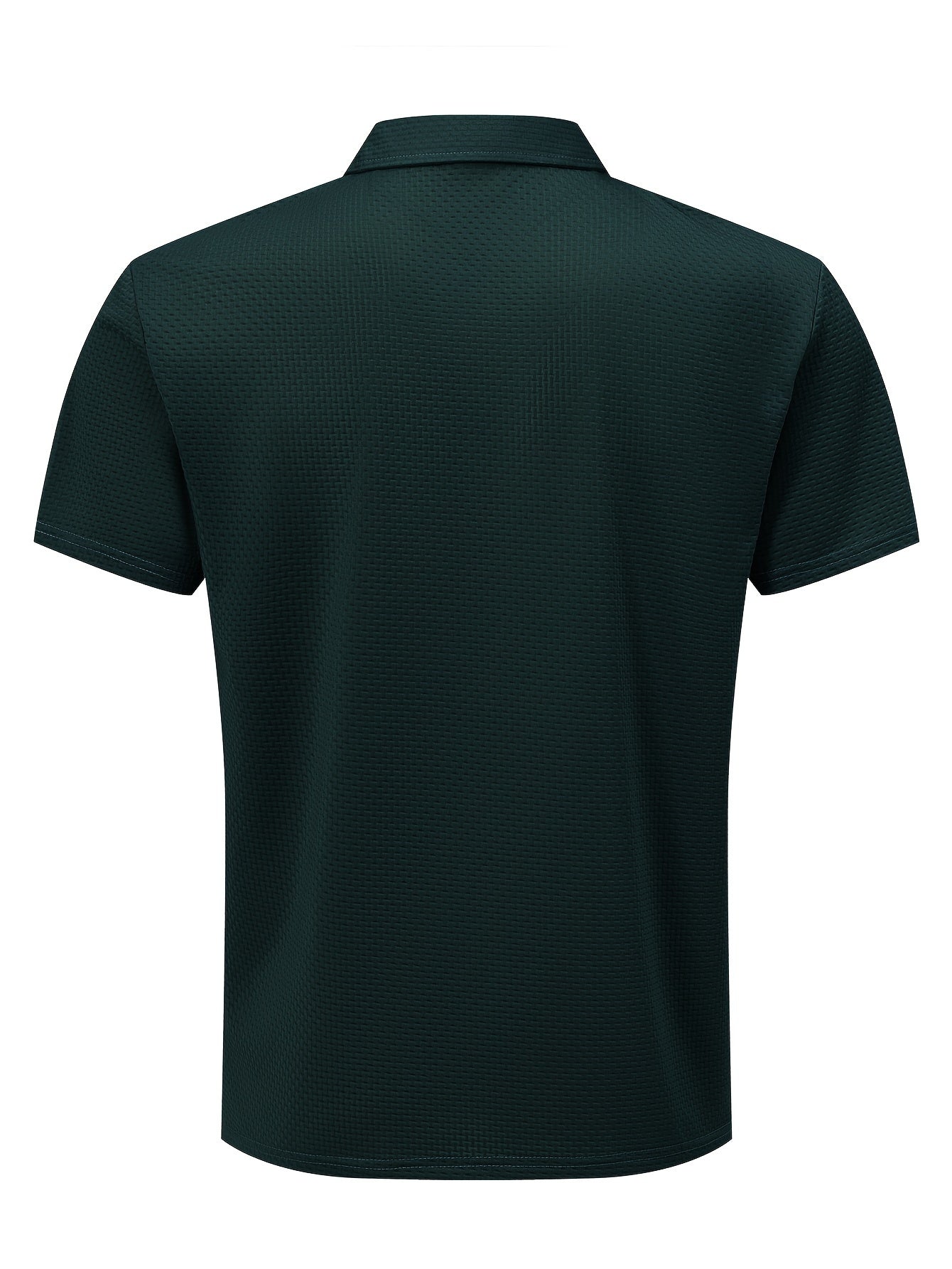 MAISON VALÉRIE | Polo en maille géométrique pour hommes