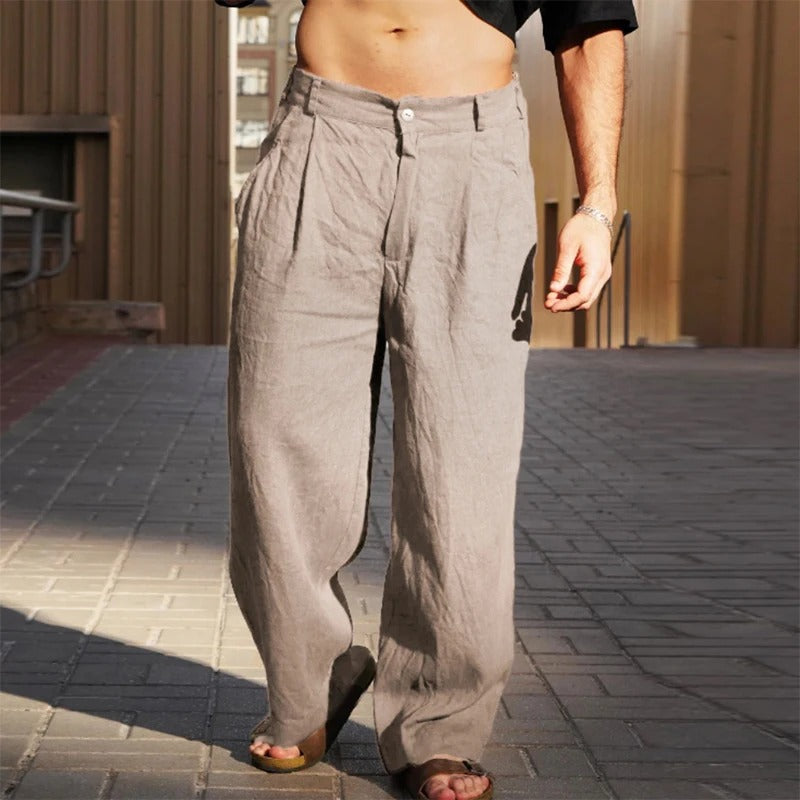 MAISON VALÉRIE | Pantalon d'été ample pour hommes