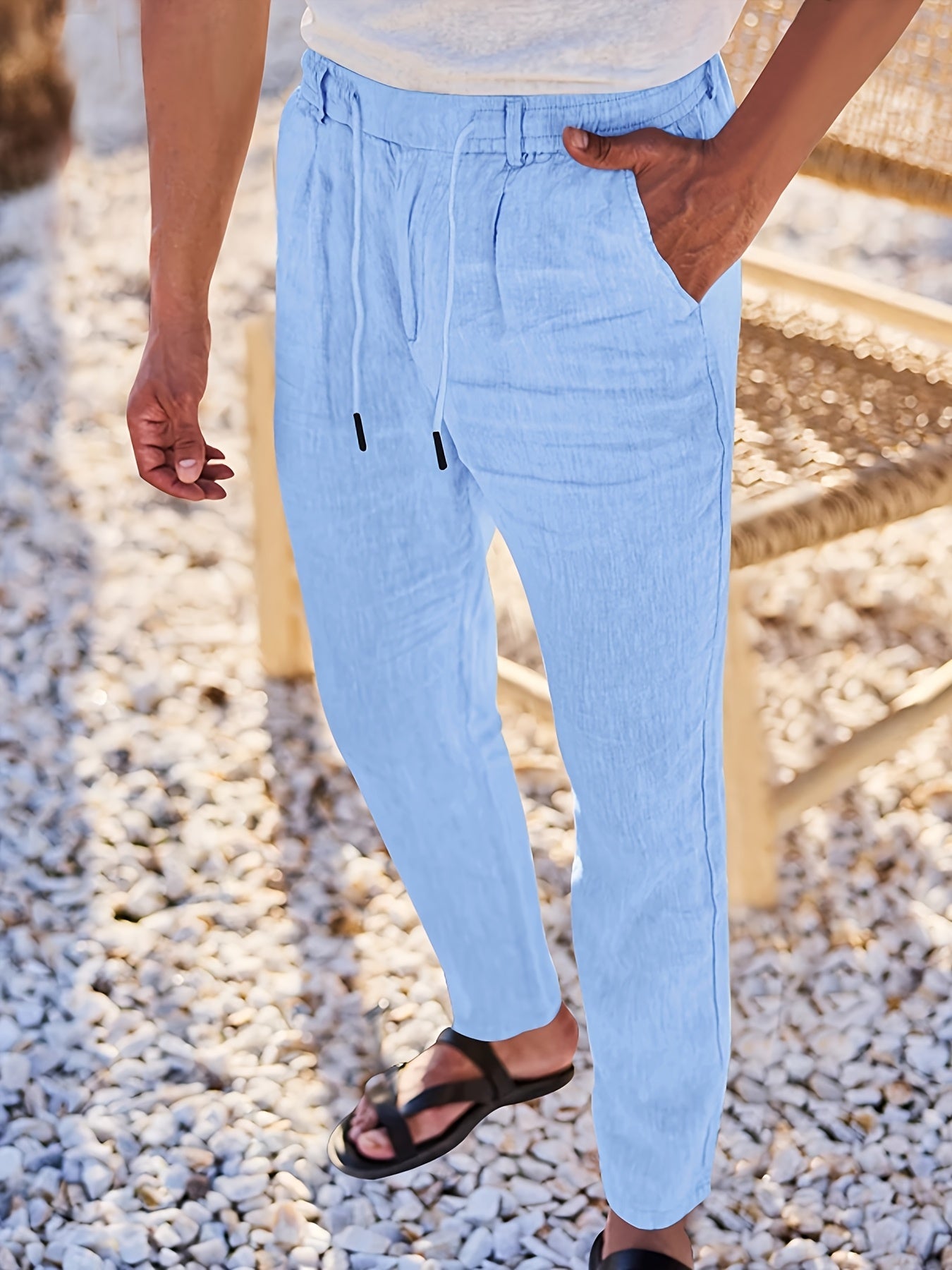 MAISON VALÉRIE | Pantalon à jambe droite pour hommes