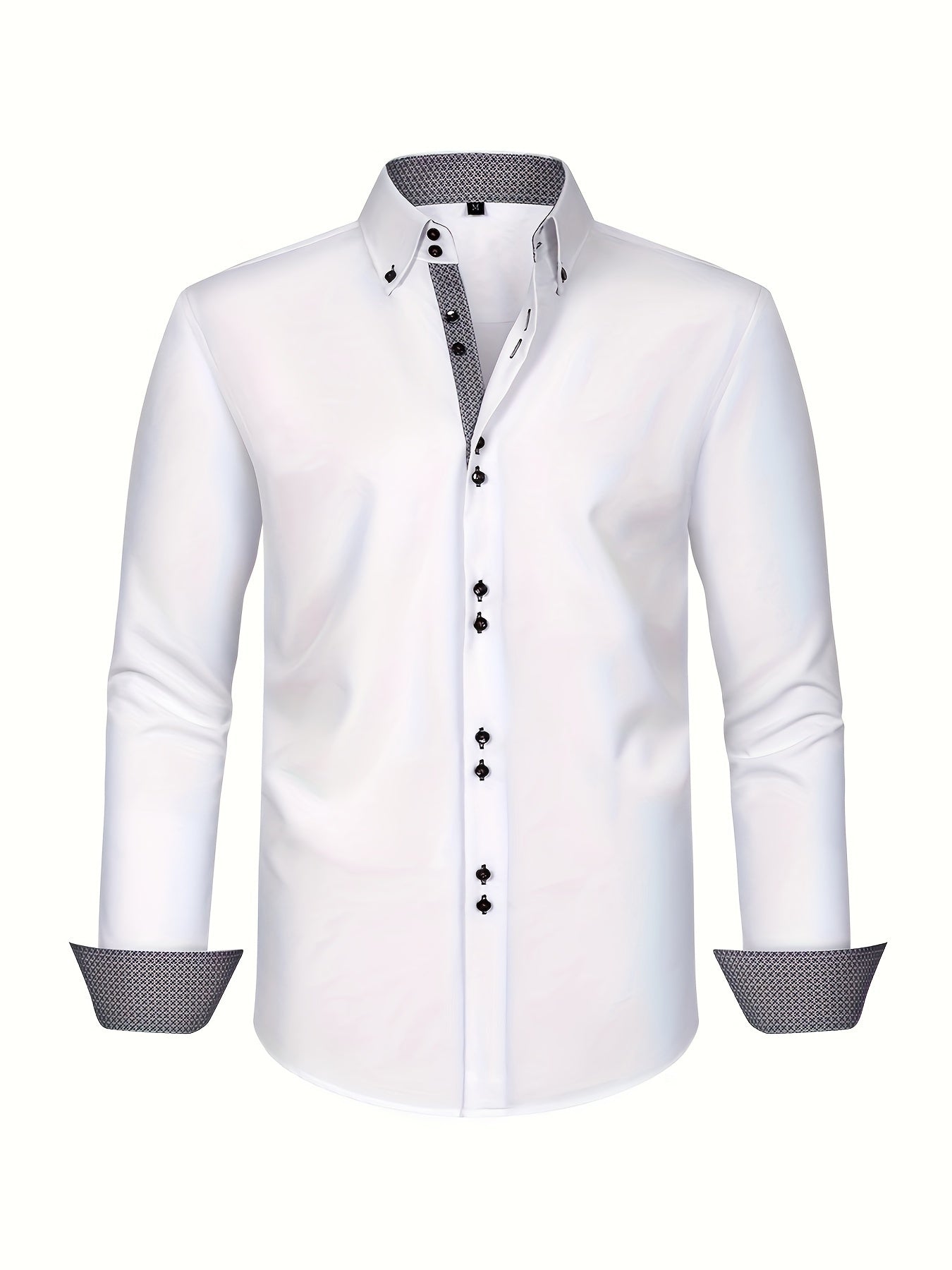 MAISON VALÉRIE | Alberto | chemise élégante légère avec détails contrastés