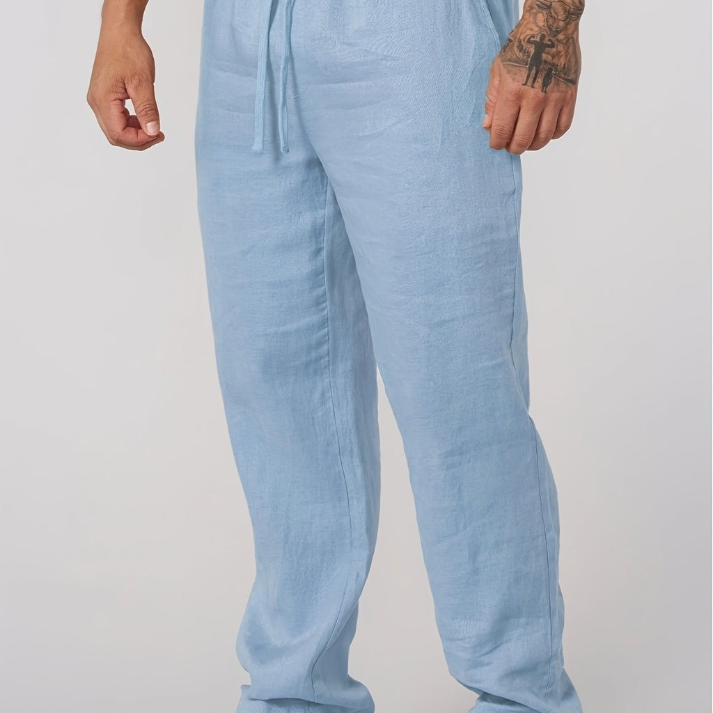 MAISON VALÉRIE | Pantalon à cordon de serrage pour hommes