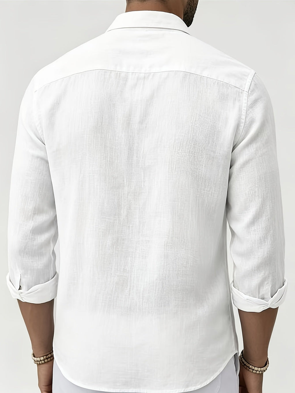 MAISON VALÉRIE | Chemise en mélange de lin pour homme