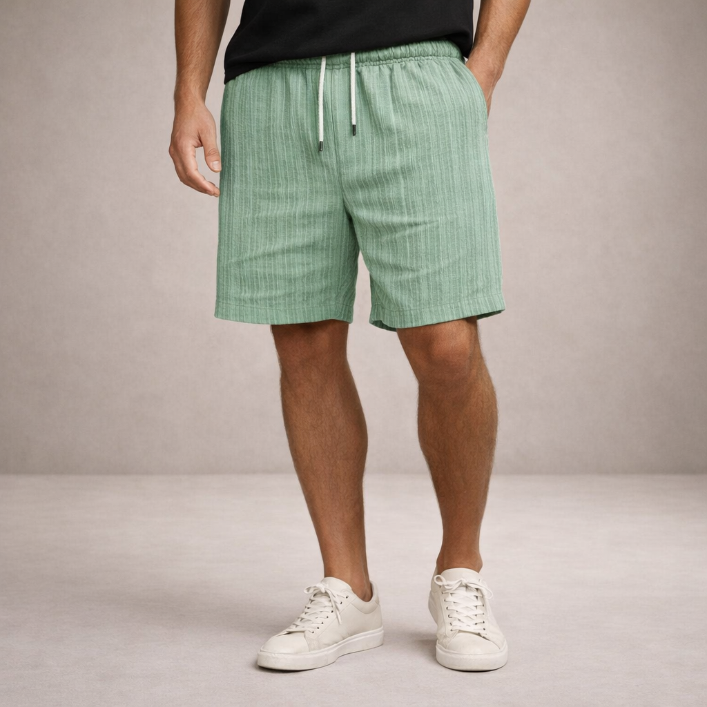 MAISON VALÉRIE | Shorts d'été en lin pour hommes