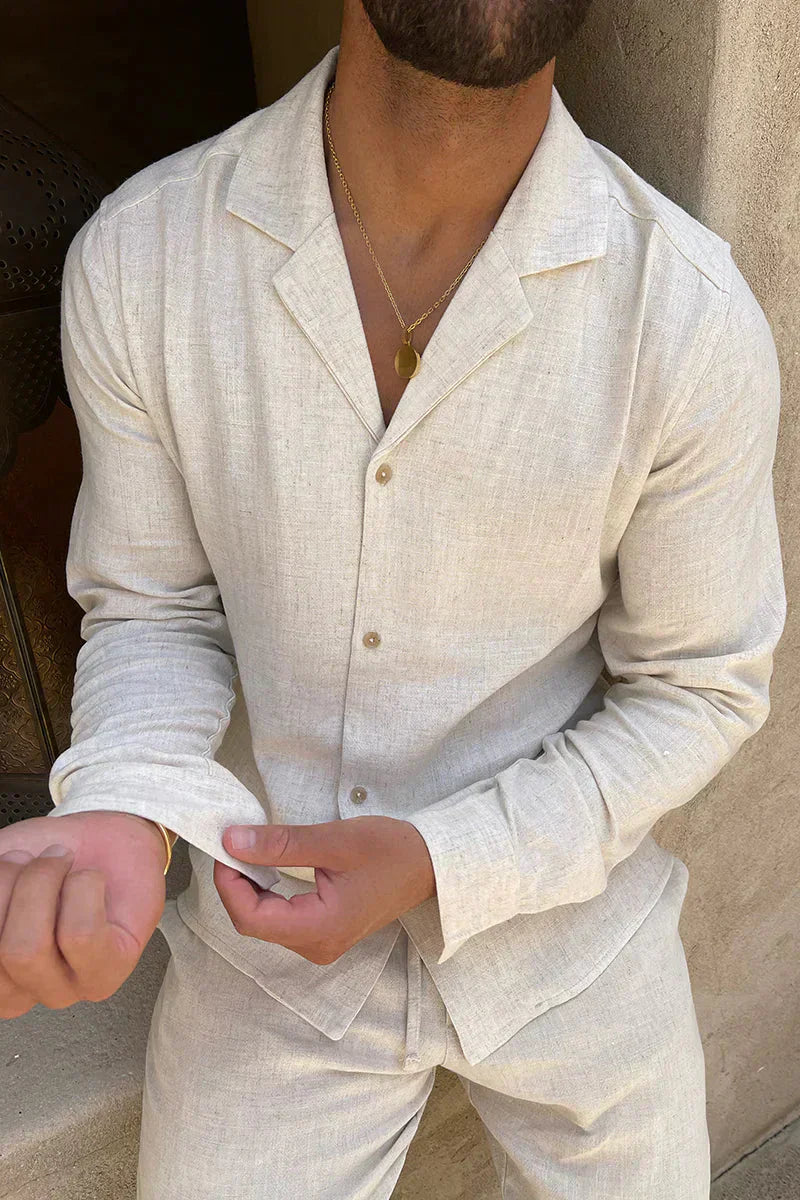 MAISON VALÉRIE | Ensemble lin pour homme