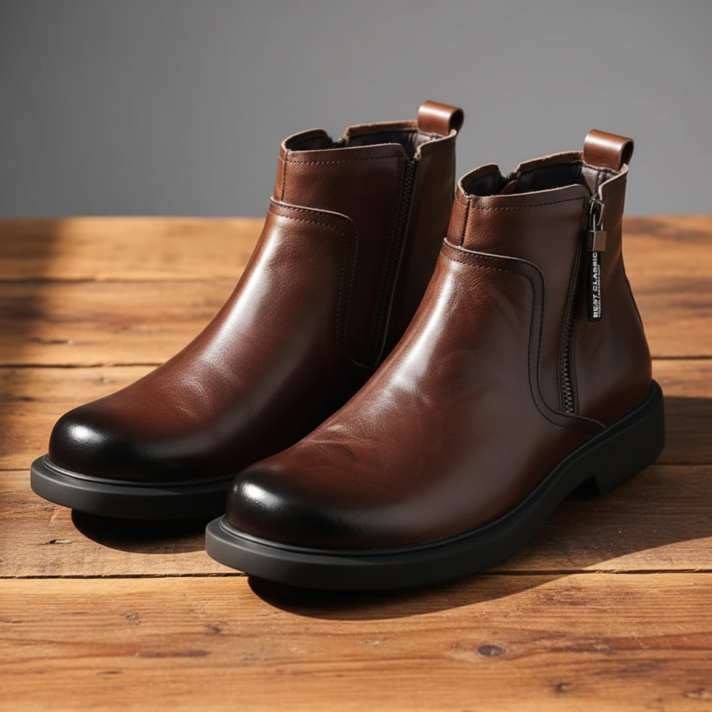 MAISON VALÉRIE | Bottes zippées pour hommes