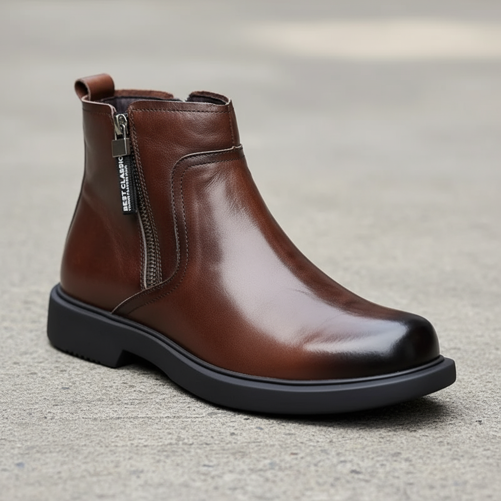 MAISON VALÉRIE | Bottes zippées pour hommes