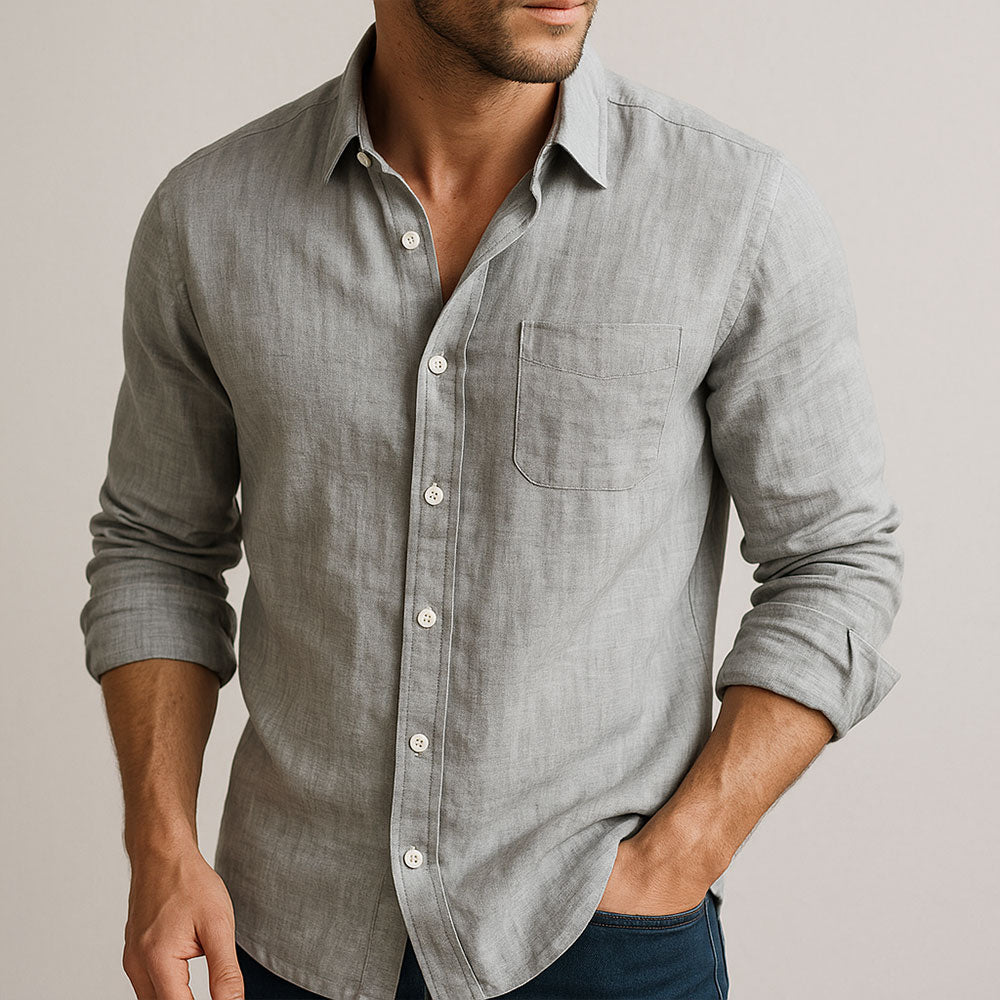 MAISON VALÉRIE | Chemise essentielle en lin