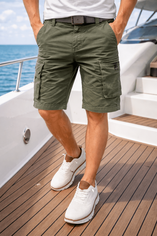 MAISON VALÉRIE | Short cargo décontracté pour hommes