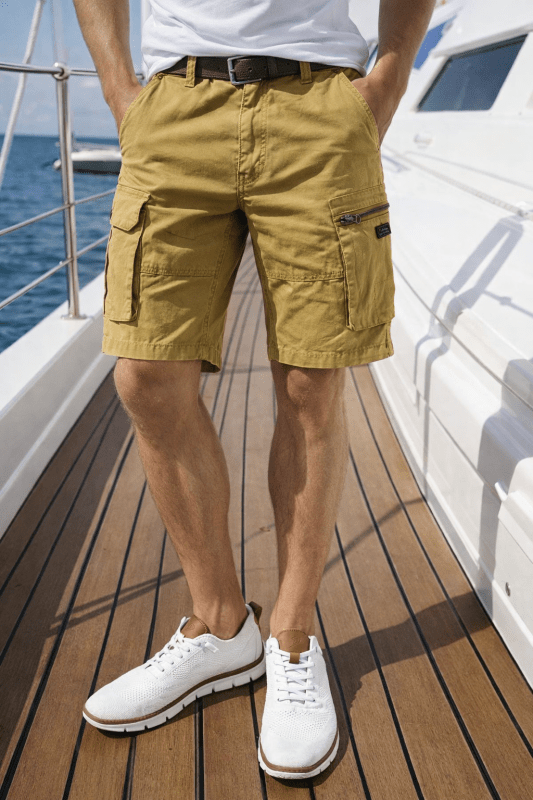 MAISON VALÉRIE | Short cargo décontracté pour hommes