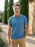 MAISON VALÉRIE | Polo en maille texturée pour hommes