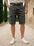 MAISON VALÉRIE | Short cargo en jean pour hommes
