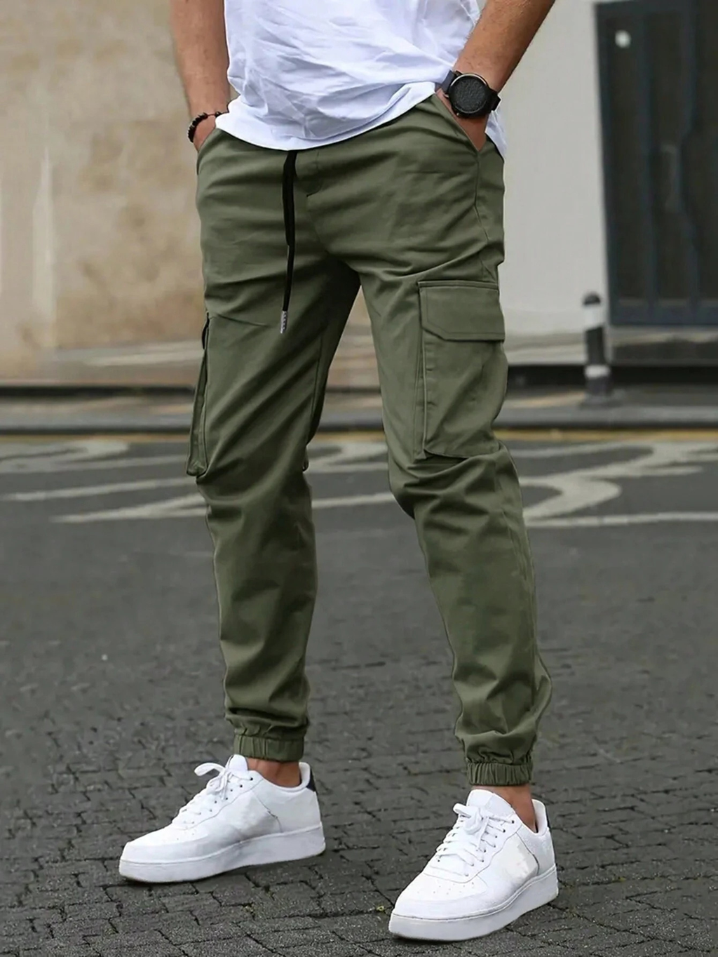 MAISON VALÉRIE | Pantalon cargo élégant pour hommes