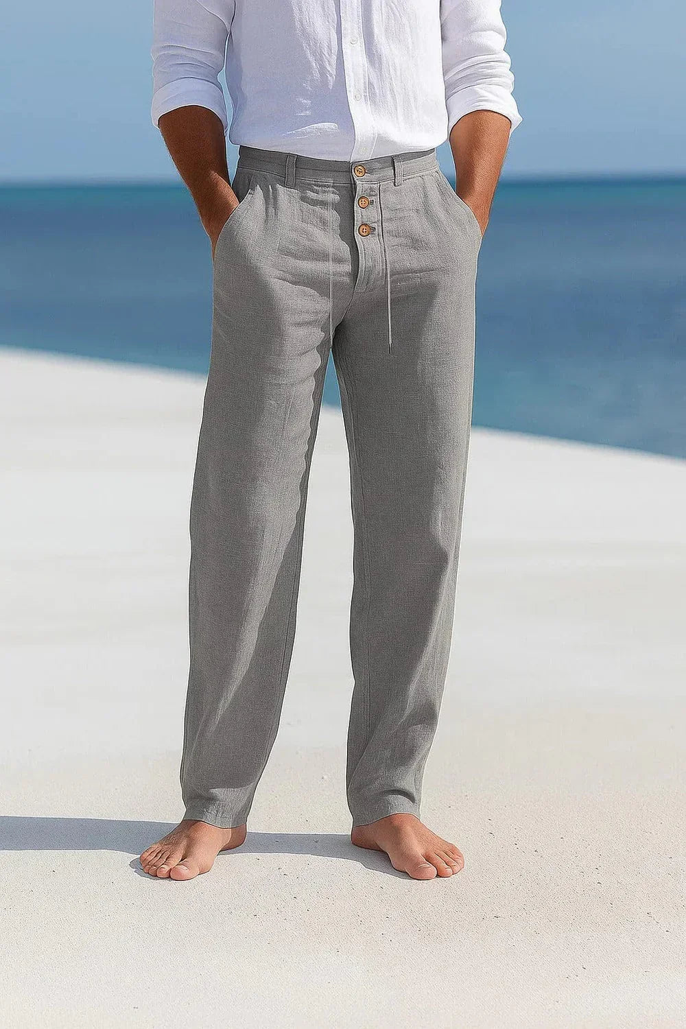 MAISON VALÉRIE | Pantalons en coton pour hommes