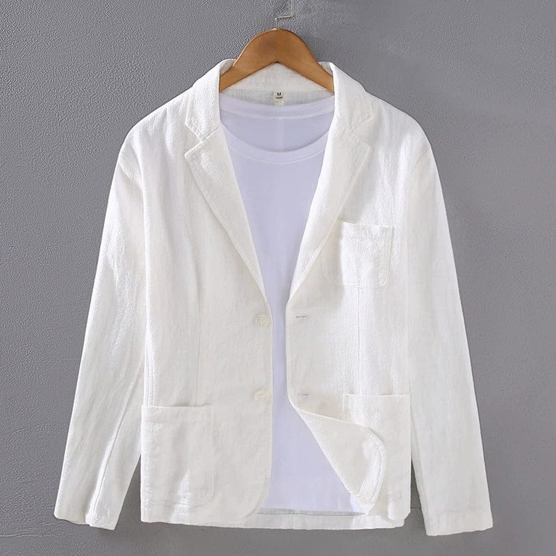 MAISON VALÉRIE | Blazer en lin mélangé pour homme