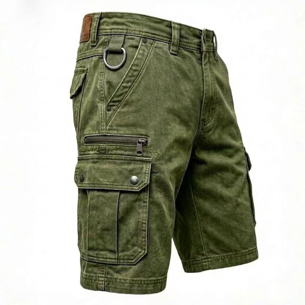 MAISON VALÉRIE | Short cargo en jean pour hommes