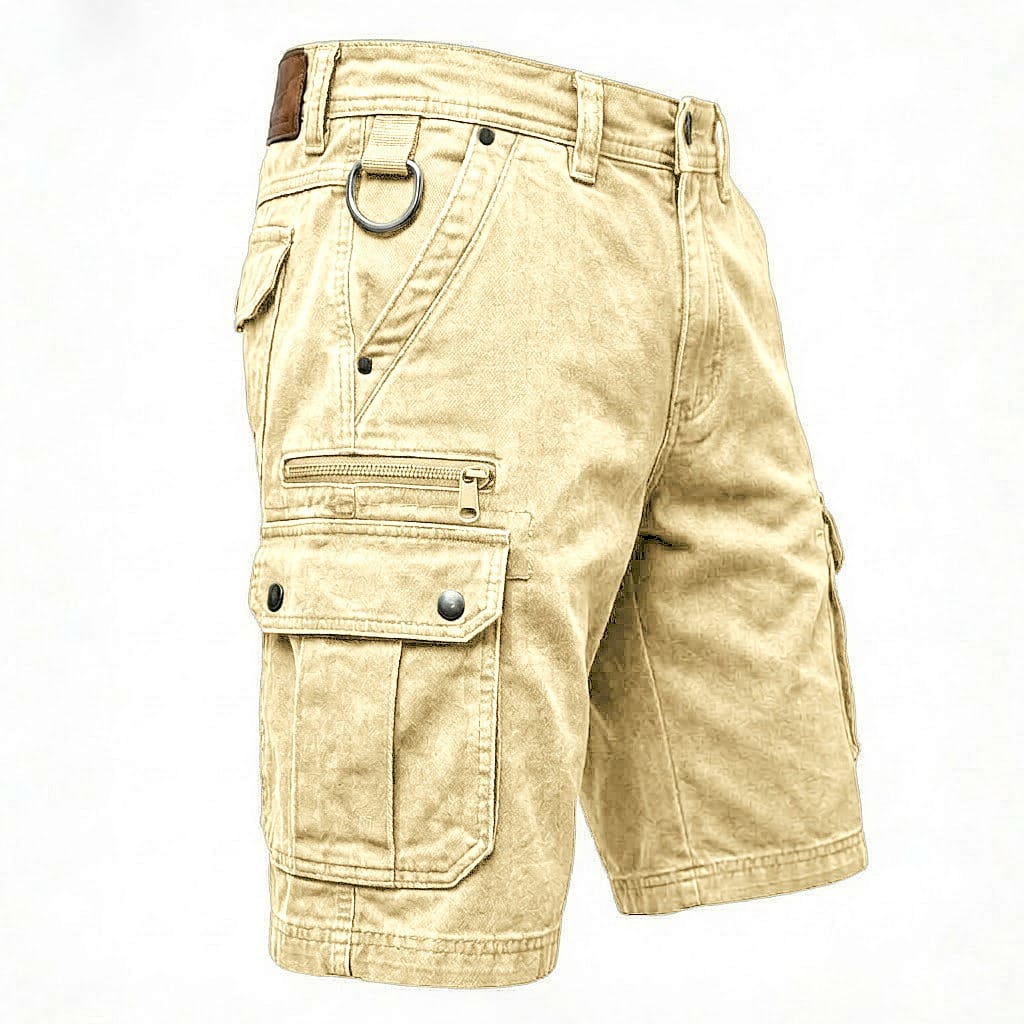 MAISON VALÉRIE | Short cargo en jean pour hommes
