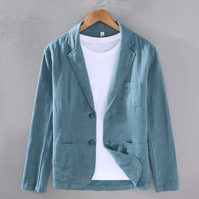 MAISON VALÉRIE | Blazer en lin mélangé pour homme