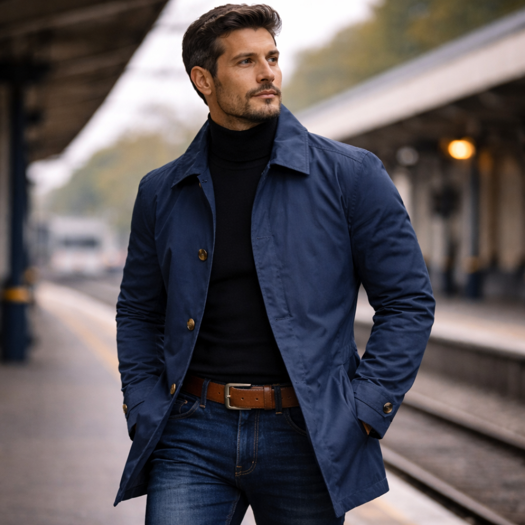 MAISON VALÉRIE | Manteau classique pour hommes