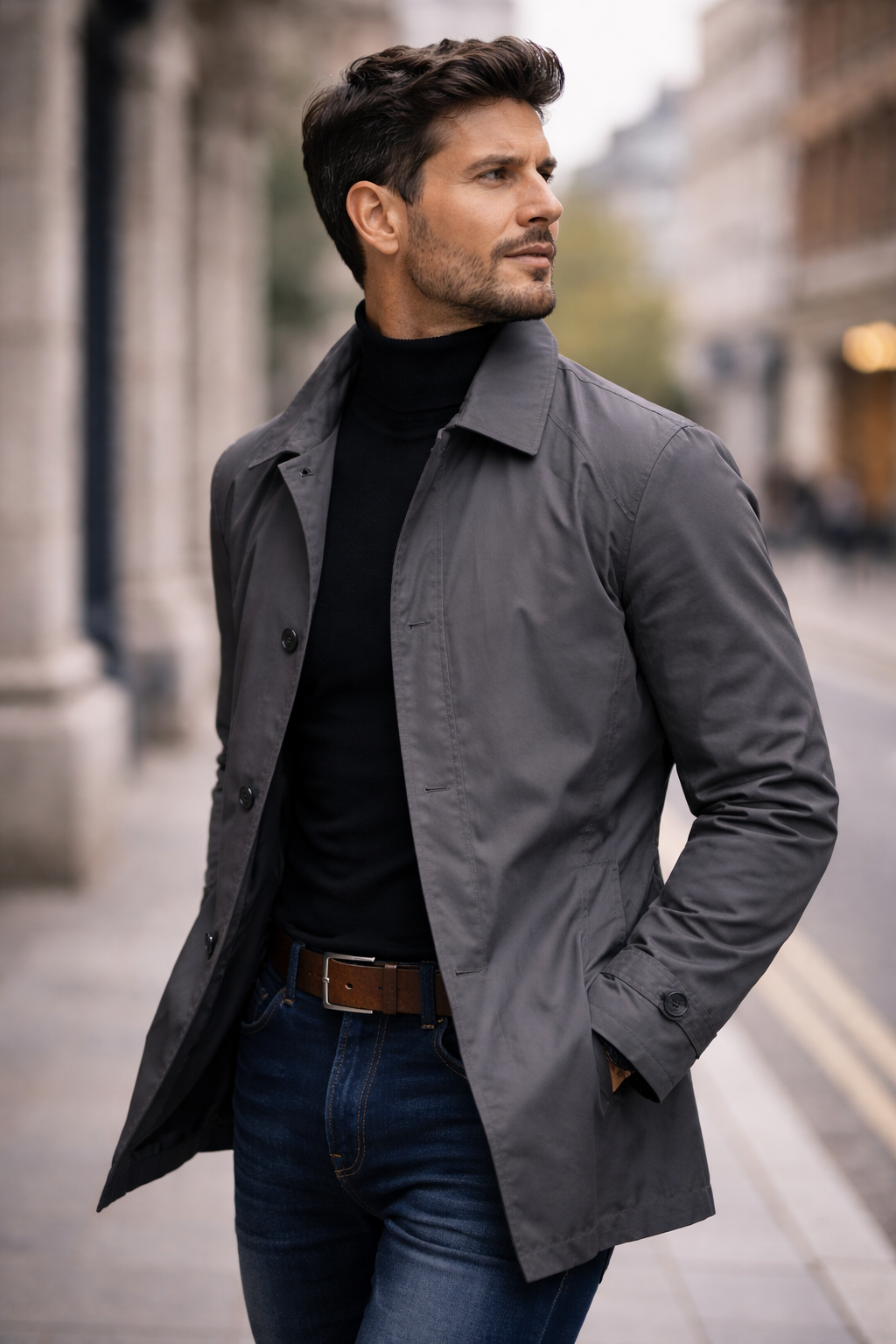 MAISON VALÉRIE | Manteau classique pour hommes
