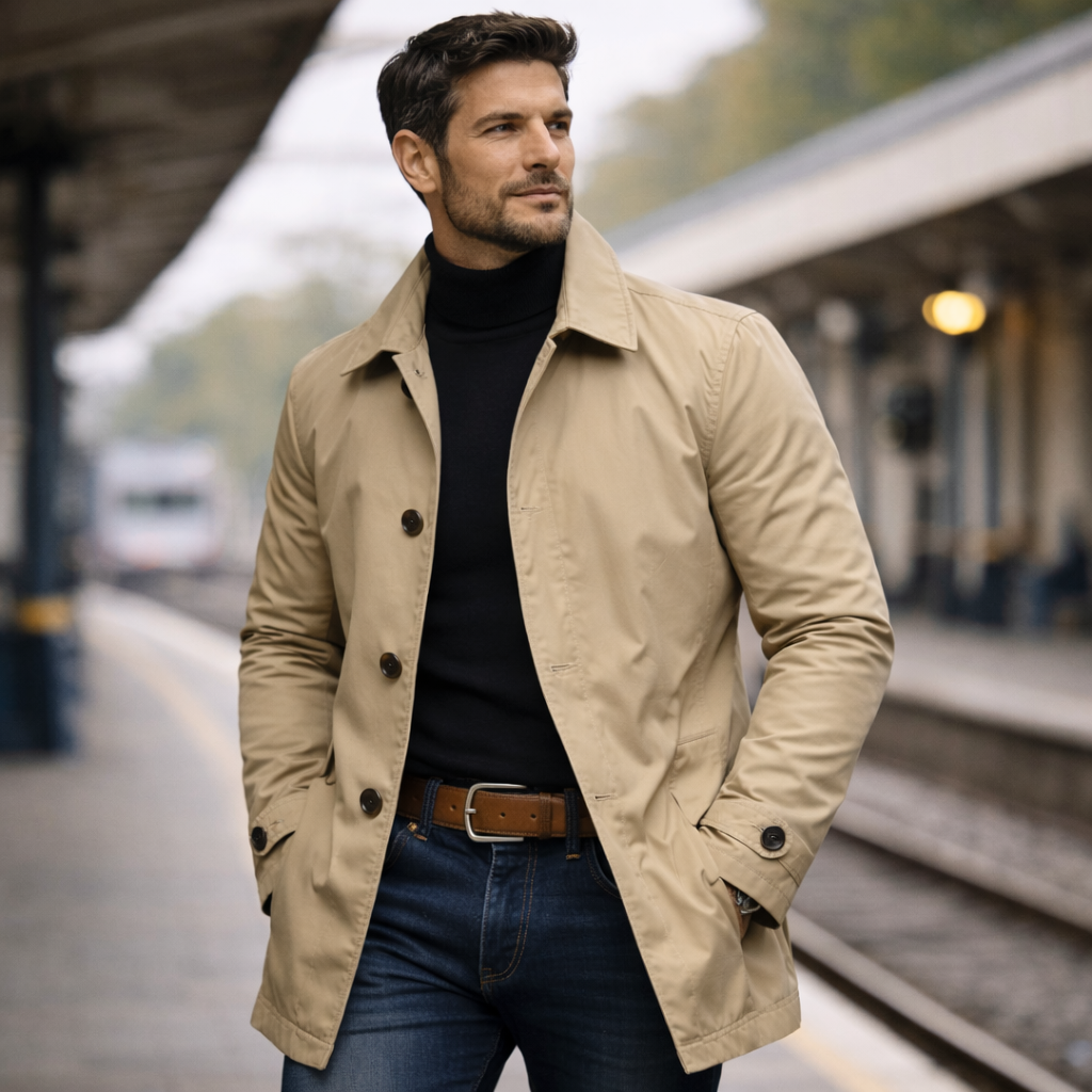 MAISON VALÉRIE | Manteau classique pour hommes