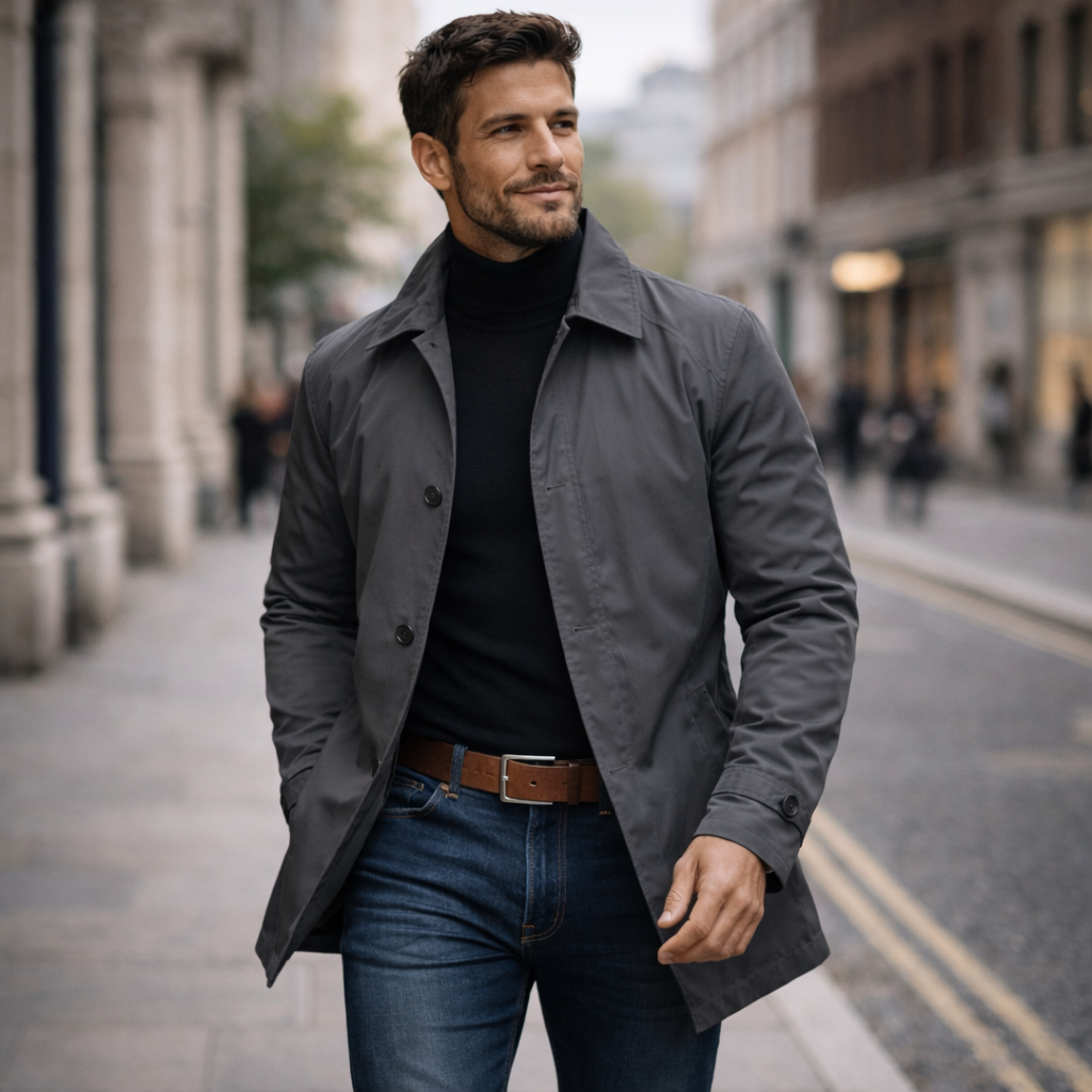 MAISON VALÉRIE | Manteau classique pour hommes