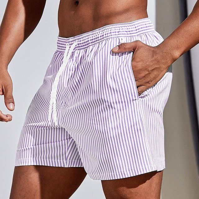 MAISON VALÉRIE | Short d'été à rayures pour hommes