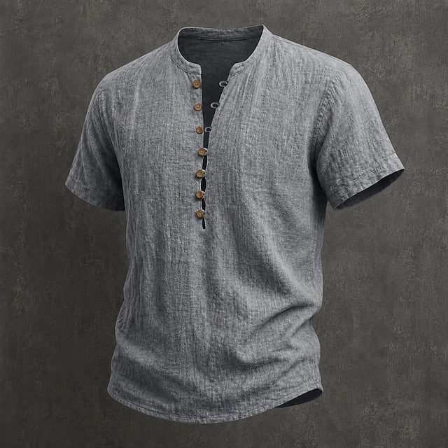 MAISON VALÉRIE | Chemise d'été à boutons pour hommes