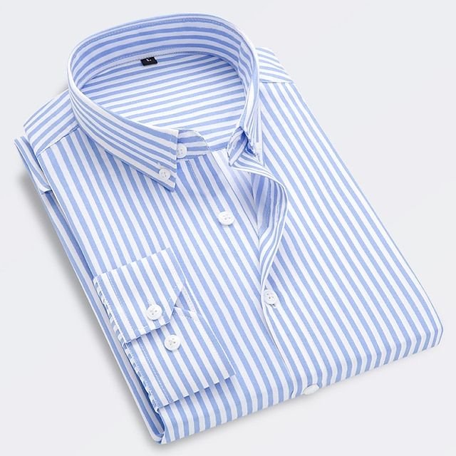 MAISON VALÉRIE | Chemise classique à rayures pour hommes