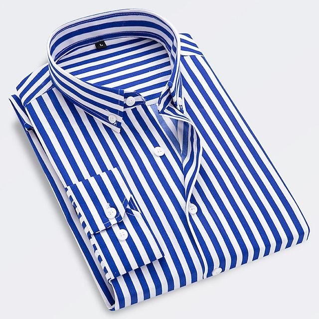 MAISON VALÉRIE | Chemise classique à rayures pour hommes