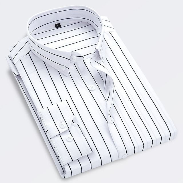 MAISON VALÉRIE | Chemise classique à rayures pour hommes