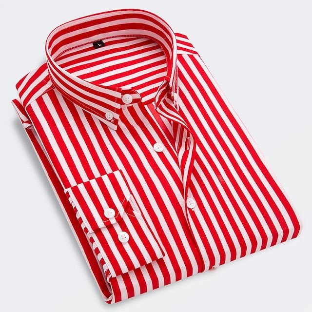 MAISON VALÉRIE | Chemise classique à rayures pour hommes