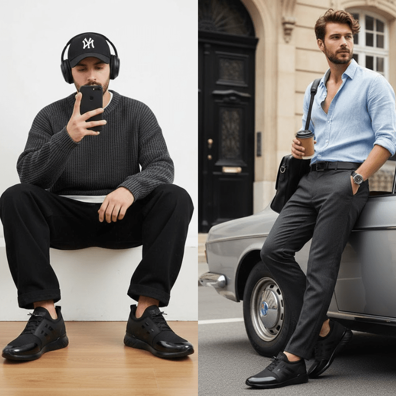 MAISON VALÉRIE | Baskets en cuir végétalien pour hommes