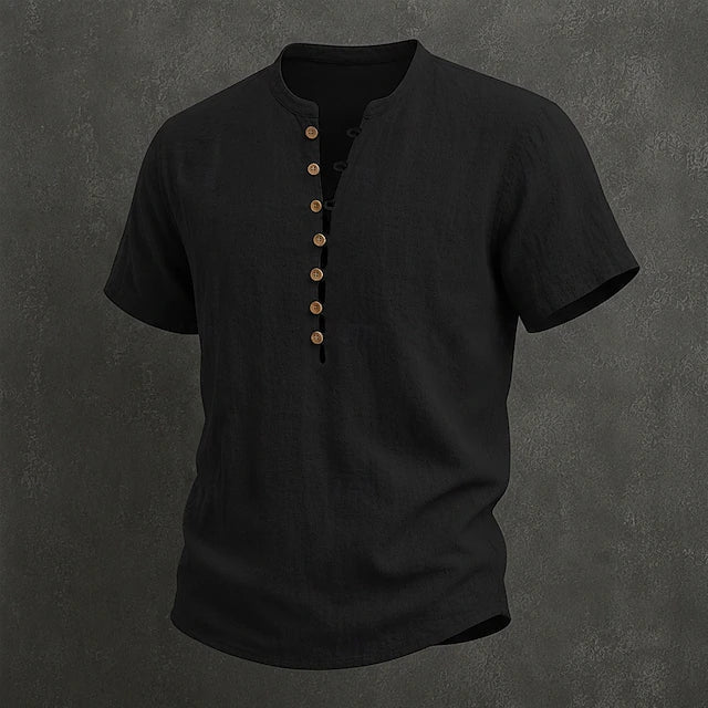MAISON VALÉRIE | Chemise d'été à boutons pour hommes