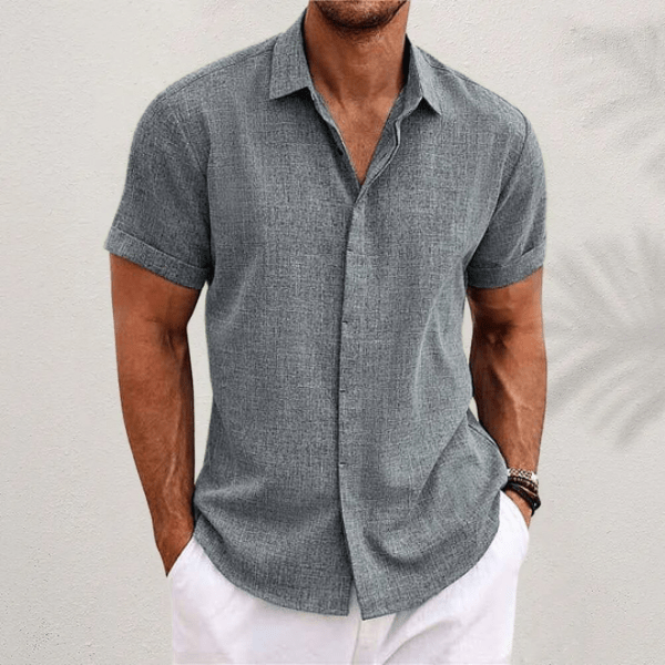 MAISON VALÉRIE | Chemise en lin pour hommes