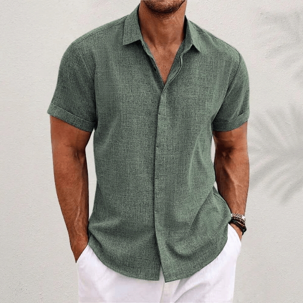 MAISON VALÉRIE | Chemise en lin pour hommes