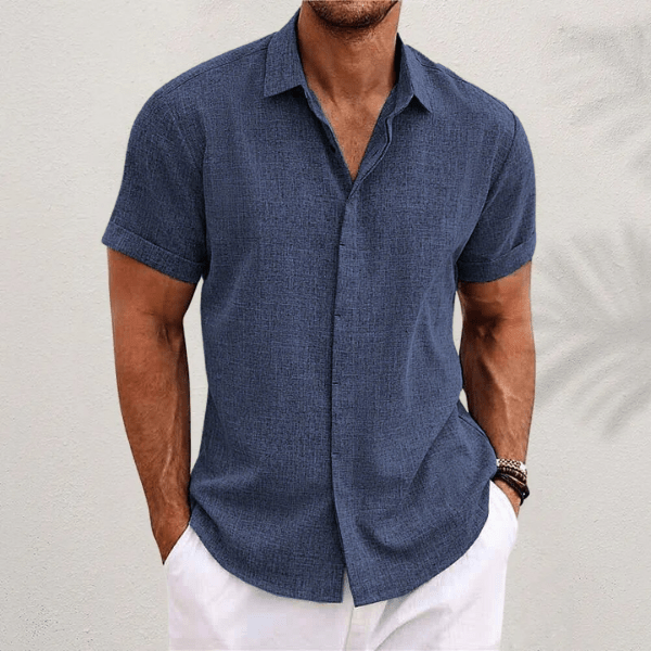 MAISON VALÉRIE | Chemise en lin pour hommes
