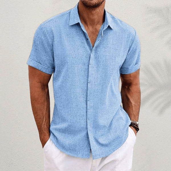 MAISON VALÉRIE | Chemise en lin pour hommes