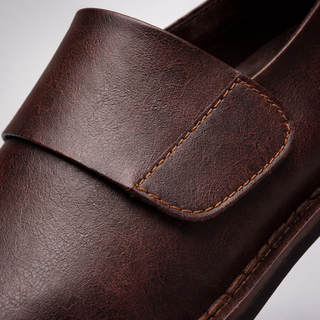MAISON VALÉRIE | Loafer élégant avec un de sangle minimal pour hommes
