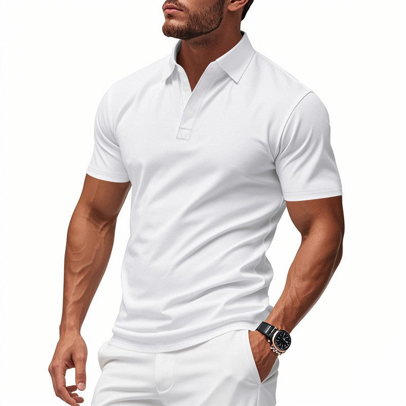 MAISON VALÉRIE | Polo à manches courtes coupe slim pour homme