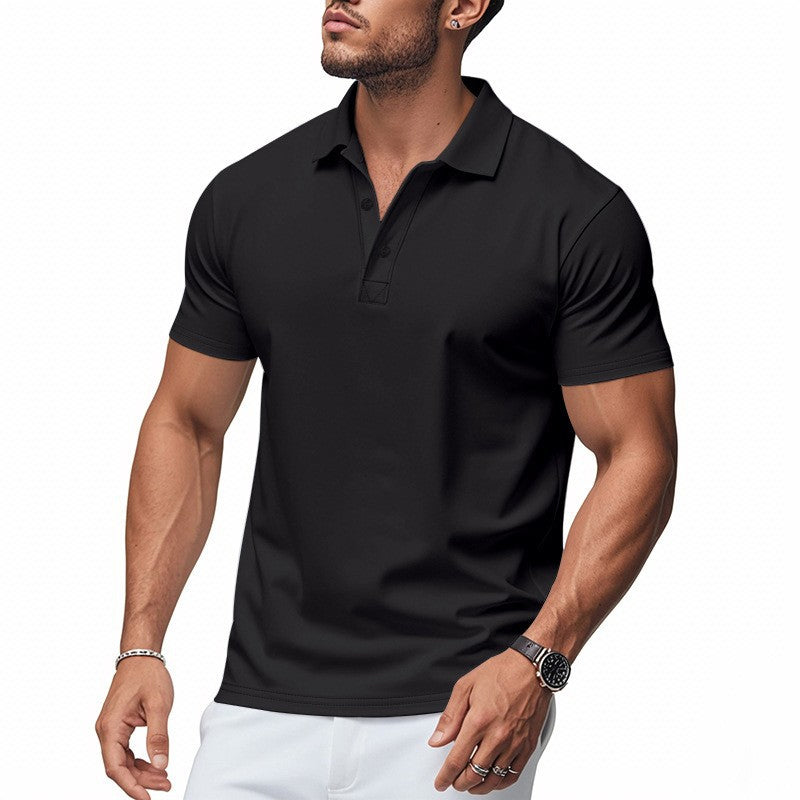 MAISON VALÉRIE | Polo à manches courtes coupe slim pour homme