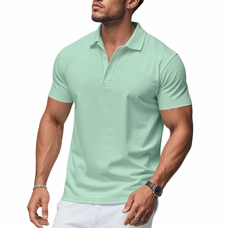 MAISON VALÉRIE | Polo à manches courtes coupe slim pour homme