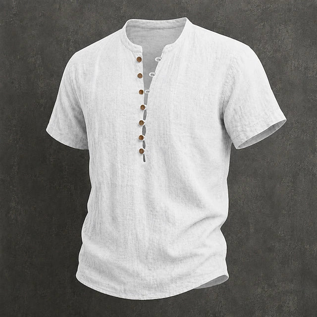 MAISON VALÉRIE | Chemise d'été à boutons pour hommes