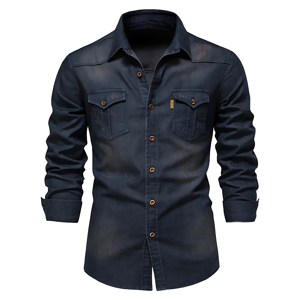 MAISON VALÉRIE | Chemise en jean pour homme