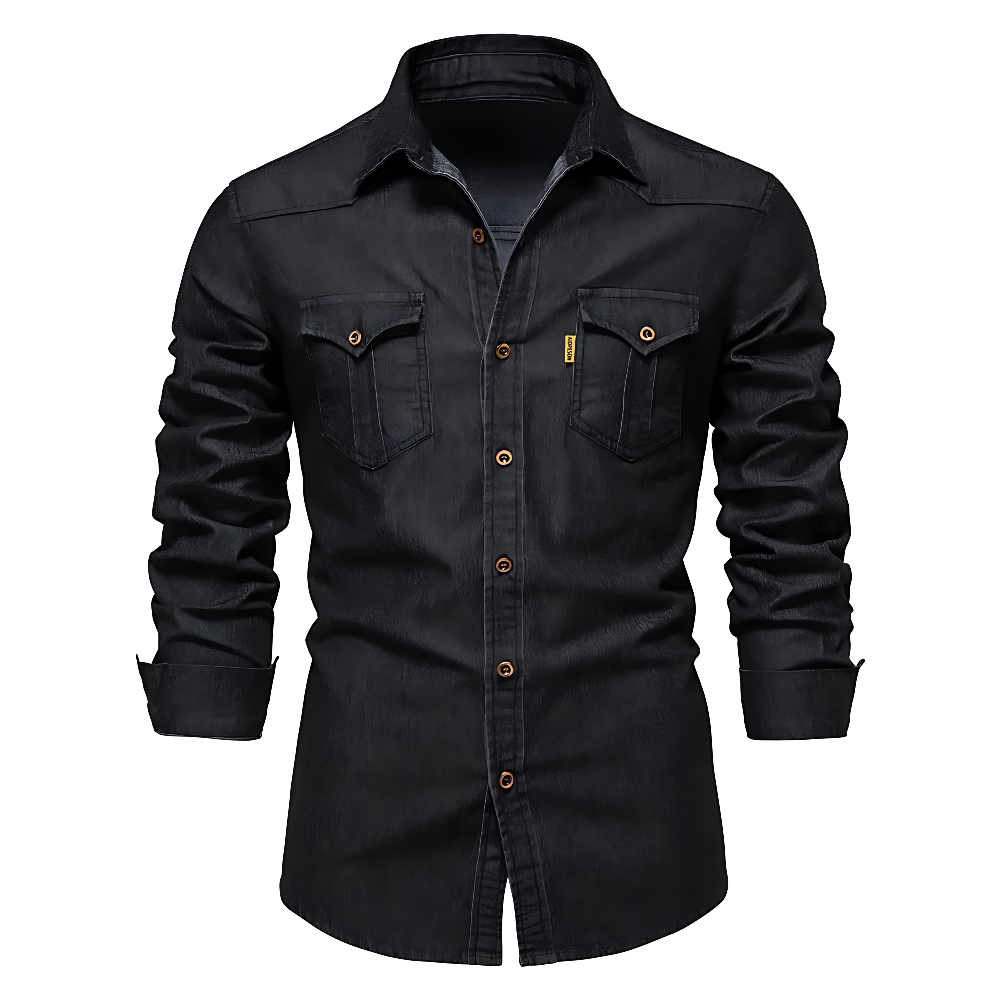 MAISON VALÉRIE | Chemise en jean pour homme